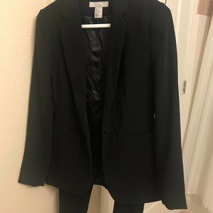 H&M black suits + pants US4/160/80A